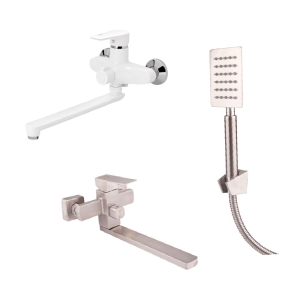 Змішувачі для ванн з довгим виливом