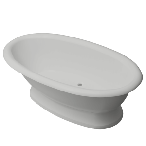 Ванни овальні з литого каменю