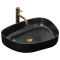 Раковина накладна Rea Bella 550х410х140 чорний