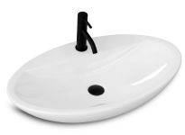 Раковина накладна Rea Lucia 725х415х130 білий