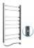 Полотенцесушитель электрический Navin Loft 500х800 левый хром 10-043152-5080