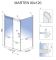 Душова кабіна Rea Marten 80x120 R/L хром