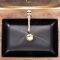 Раковина накладна Rea Inga 510х345х120 чорний, мармур