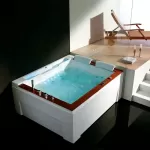 Гідромасажна ванна Golston G-U2607R правостороння, 191x159x77