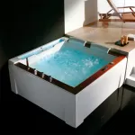 Гідромасажна ванна Golston G-U2608R правостороння, 181x181x77