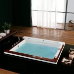 Гідромасажна ванна Golston G-U2608A вбудована, 180х180х77