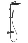 Душова система з термостатом Invena Svart чорний