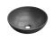 Раковина матова накладна Invena Dokos CE-19-004 кераміка чорний