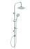 Гарнітура з верхнім душем Invena Elea хром AU-82-001