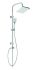 Гарнітура з верхнім душем Invena Patras хром AU-31-001