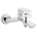 Змішувач для ванни Invena Dokos білий, хром BW-19-002