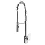 Змішувач для кухні з пружиною Invena Dokos хром BZ-19-S01