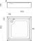 Душовий піддон Invena AK-80-K93 квадратний 90x90