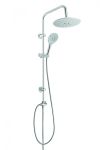 Гарнітура з верхнім душем Invena Rotonda хром AU-27-001