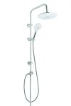 Гарнітура з верхнім душем Invena Rotonda хром AU-27-002