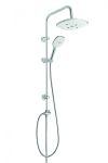 Гарнітура з верхнім душем Invena Rotonda хром AU-27-K02