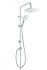 Гарнитура с верхним душем Invena Rotonda хром AU-27-K02