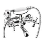 Змішувач для ванни Invena Roma хром, білий BW-21-00S