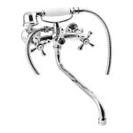 Змішувач для ванни Invena Roma хром, білий BW-24-00S