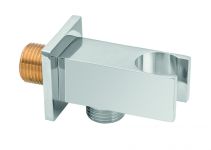 Підключення шланга з тримачем Invena SC-P1-033 прямокутна хром