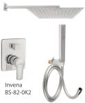 Душова система прихованого монтажу Invena Verso хром