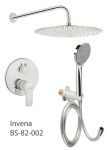 Душова система прихованого монтажу Invena хром