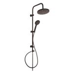 Гарнітура з верхнім душем Invena Black чорний AU-03-D04