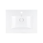 Раковина Qtap Albatross 600х460х180 White з донним клапаном QT01113060CW