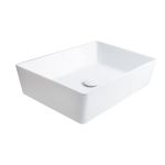 Раковина Qtap Tit WHI 41292/F008 чаша 550 мм з донним клапаном