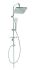 Гарнітура з верхнім душем Invena Nyks хром AU-32-001