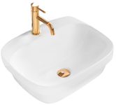 Раковина врізна Rea Marika 500х430х155 білий