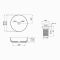 Раковина-чаша Qtap Kalao 440х440х140 White с донным клапаном QT0811K462W
