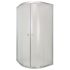 Душевая кабина полукруглая Invena Vitoria 80х80 сатин AK-49-186