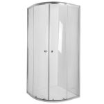 Душова кабіна напівкругла Invena Vitoria 90х90 хром AK-49-195
