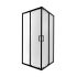 Душевая кабина Qtap Taurus BLA1099SC6 90х90 см, стекло Clear 6 мм, покрытие CalcLess, без поддона