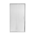 Душові двері Qtap Taurus CRM201-11.C6 97-108x185 см, скло Clear 6 мм, покриття CalcLess