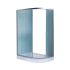 Душова кабіна Lidz Latwa SC120x85L.SAT.LOW.FR, скло Frost 5мм, ліва