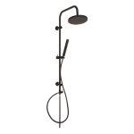 Гарнітура з верхнім душем Invena Siros чорний AU-80-D04