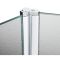 Штора на ванну Lidz Brama SS120x140R.CRM.FR скло Frost 6 мм, права