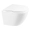 Унитаз подвесной Qtap Robin безобедочный с сиденьем Soft-close QT1333046ERW