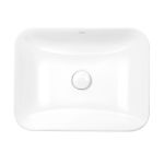 Раковина Qtap Scorpio 500х380х145 White з донним клапаном QT1411K490W