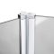 Штора на ванну Lidz Brama SS120x140R.CRM.TR стекло прозрачное, 6 мм, право