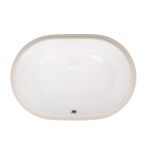 Раковина Qtap Stork 585x395x195 White з донним клапаном QT15116030W