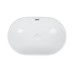 Раковина Qtap Leo 590x400x170 White з донним клапаном QT11114028W