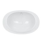Раковина Qtap Leo 660x425x250 White з донним клапаном QT11114032W