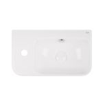 Раковина Qtap Tern 450х260х155 White з донним клапаном QT17115117LW