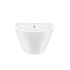 Раковина підвісна моноблок Qtap Swan 521х435х385 White з донним клапаном QT1611005GW