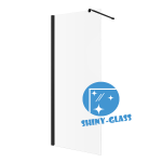 Душова стінка Invena Walk In профіль чорний 97x200 AK-32-104