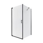 Душова кабіна Qtap Aquarius BLA1099SC6 90x90 см, скло Clear 6 мм, покриття CalcLess, без піддона