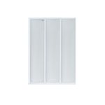 Штора на ванну Qtap Gemini WHI40114RP4 скло Pear 4 мм, 100x140 см